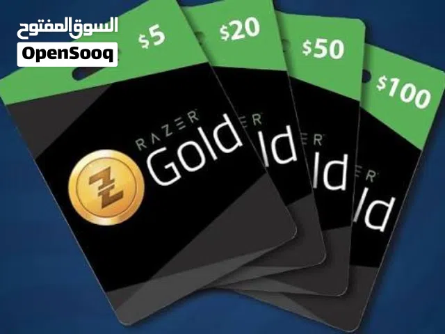 Razer Gold gaming card for Sale in Zarqa