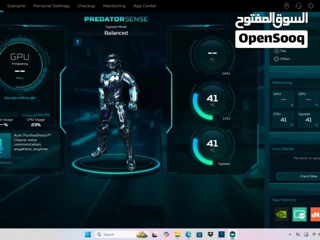 ACER Predator Helios Neo 16 Gaming Laptop, intel core i7 13Gen جهاز لابتوب بحاله الجديد