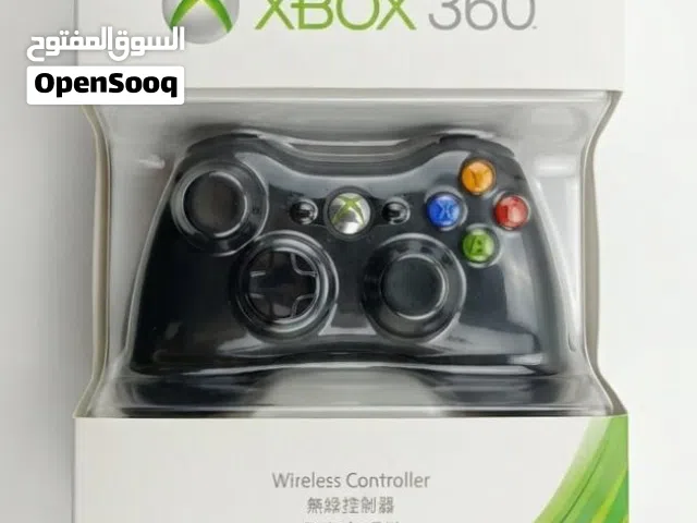 Wireless Controller XBOX 360 Black Colore  يد اكس بوكس360 لاسلكية باللون الاسود