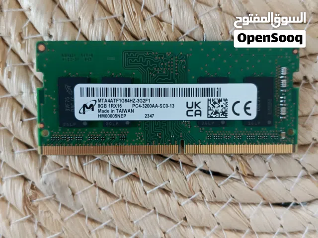 رامات 8 جيجا 3200 بسعر 35 لتواصل على الرقم وشكرا يوجد خدمة توصيل