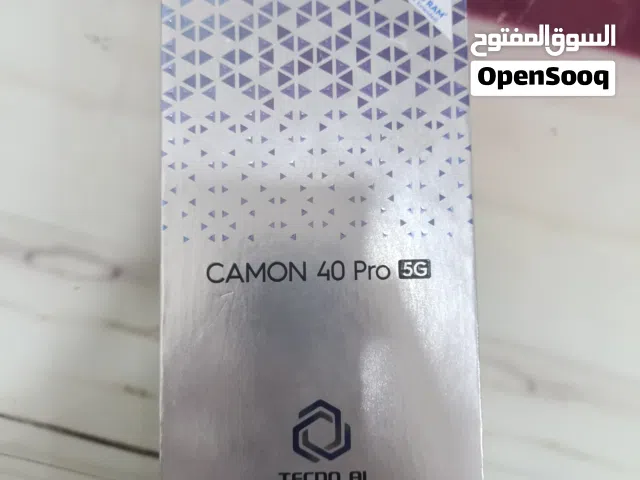 تكنو كامون 40 برو 5جي اعلى مواصفات الجهاز كامل ملحقات الخلل فقط فطر بالجامه ما مئثر على المس