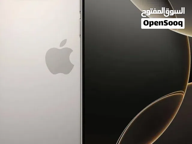 آيفون 16 برو ماكس فضي مستعمل بحالة ممتازة بسعة 256 جيجابايت حاله البطاريه96