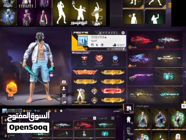 Free Fire Accounts and Characters for Sale in Cairo