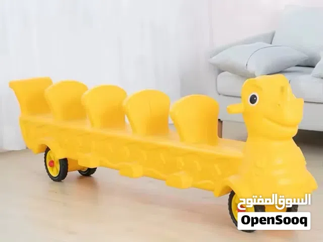 خمس العاب روضه وحضانة القطار السريع مع دوده مع فيل زنبركي مع حوض الرمل مع المتاهه 1200 دينار