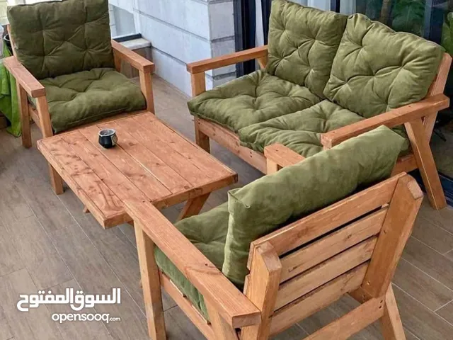 طاولات سفرة للقعدات الخارجيه مقاعد خشبيه بعده اشكال وأنواع قعدات زوايا عحسب القياس