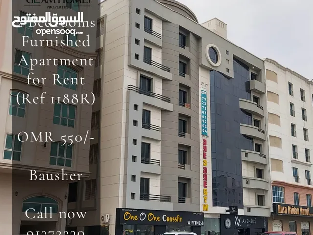 2 Bedrooms Furnished Apartment for Rent in Bausher REF:1188R