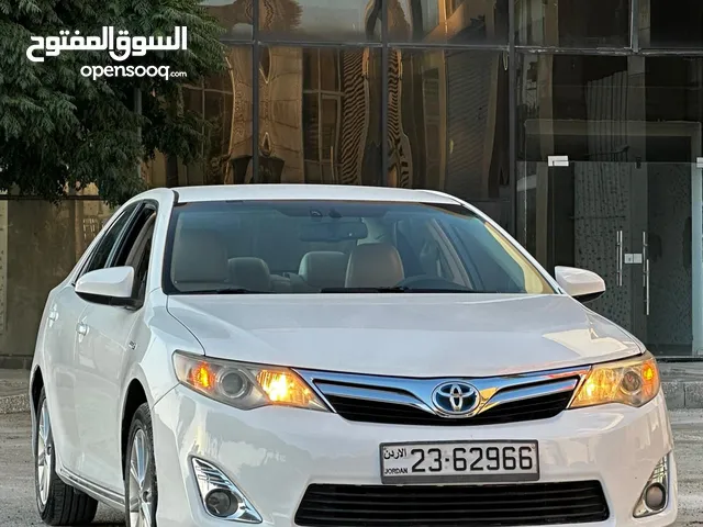 تويوتا كامري لون ابيض موديل 2014 فحص كامل كلين تايتل