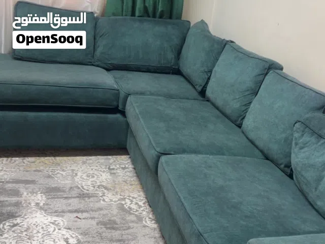 كورنر استعمال بسيط خشب سويد مريح جدا بالجلوس