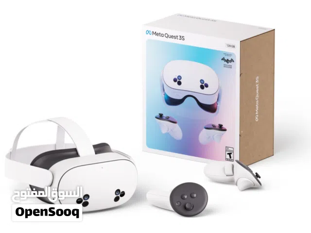 نظارة ميتا كويست 3s كلش نظيفة شهر واحد مستخدمه 256 مساحة و بيه مجال للشراي