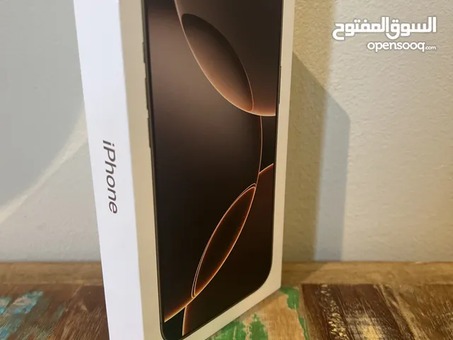 IPhone 16 pro max 256GB UAE specs sand titanium brand new