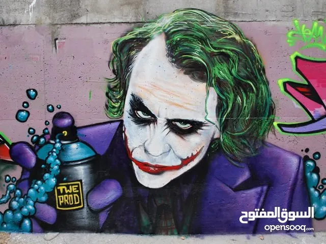 رسام جداريات ولوحات فنيه وخطاط