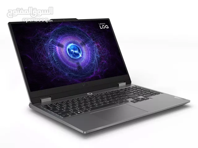 جديد - Lenovo LOQ Laptop, 15.6" FHD IPS 144Hz, i5-13450HX, RTX 4050, 12GB, 512GB SSD, For Gaming