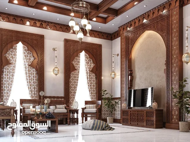 ورشة نجارة المصمم المبدع تصميم وتنفيذ جميع الاعمال الخشبية مجالس، غرف نوم، دريسنج، ديكور خشبي، وغيره