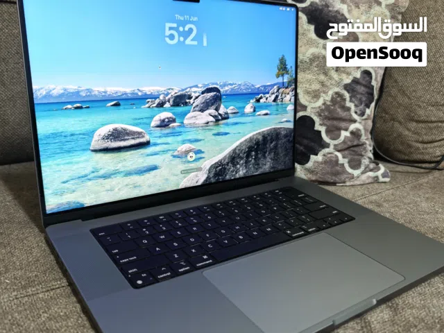 Apple Macbook Pro M1 pro 2021 16inch بحالة الوكالة