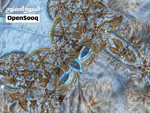 مخاوير فخمة للنساء - شغل عربي حرير لاميه - 3D شك و خرز يدوي
