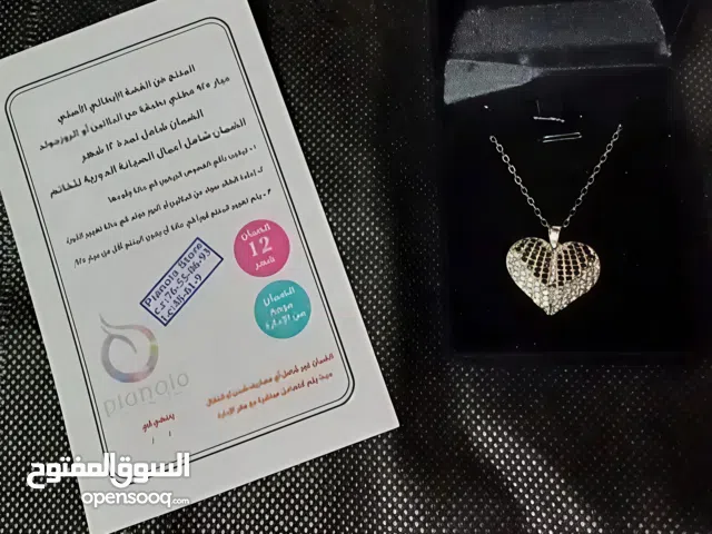 سلسله قلب فضة ايطالي