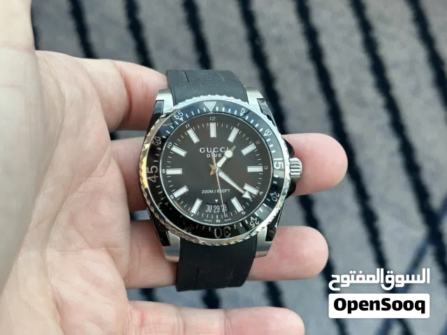 ساعة جوتشي شبه جديدة بدون مرفقات