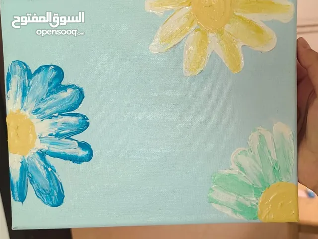 لوحات بألوان الاكريليك مع ورنيش للحفاظ عليها و تلميعها لوحات بألوان الاكريليك مع ورنيش للحفاظ عليها