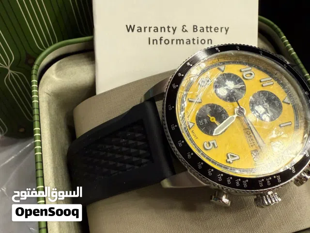 Fossil sport tourer watch - Yellow