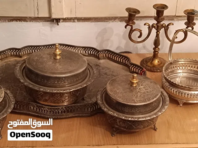 تحف وانتيكا نحاس مغربي منقوشه يدوي