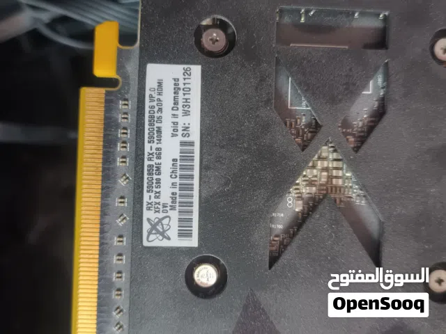 للبيع بحال الجديدRX 590 8g