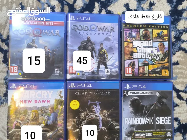 مجموعه العاب ps4 جديده فقط على كد الختمه