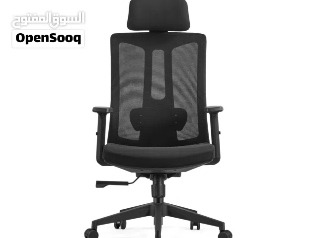 High Back Executive Office Swivel Chair – Ergonomic Design, Strong Fiber Base, PU Casters & 3-Lock