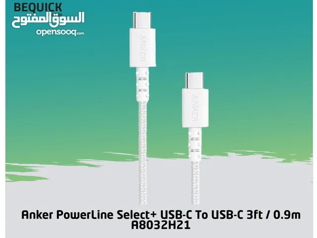 anker power line select+ usb-c to usb-c 3ft /0.9m a8032h21 /// افضل سعر بالمملكة
