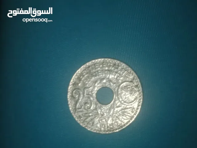 قطعة نقدية قديمة نادرا فرنسية سنة 1939