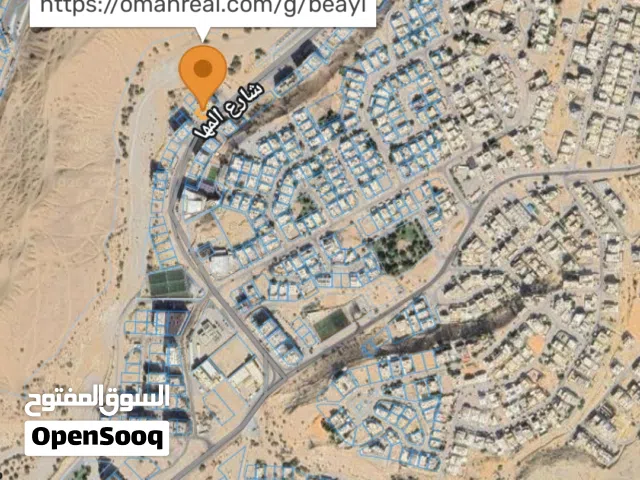 ارض سكني تجاري بوشر اول خط شارع المها 400متر كورنر ب550الف للشاري الجاد فقط