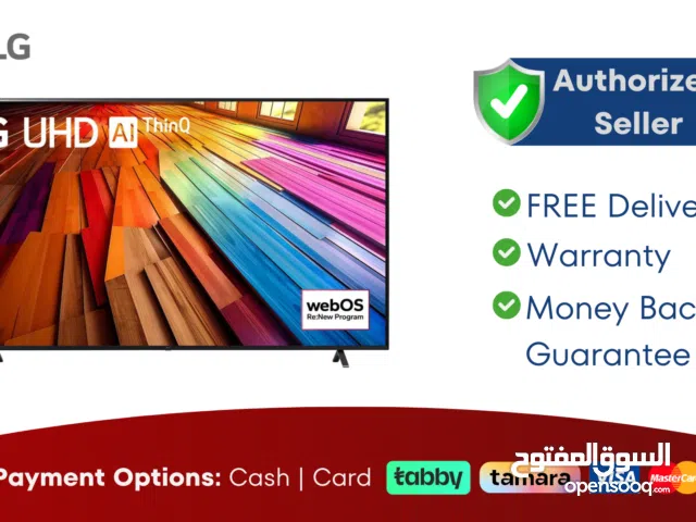 LG 50 Smart TV - 4K, 50UT80