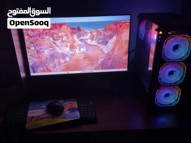 كمبيوتر PC Gaming  كامل مع شاشه – استخدام شهرين
