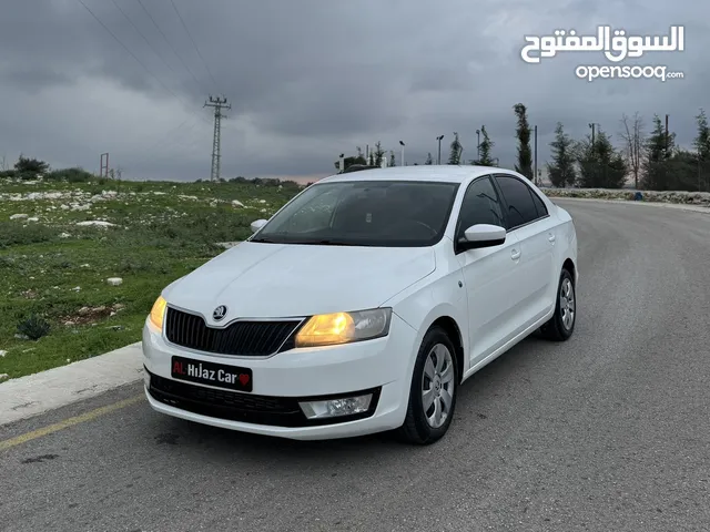 سكودا رابيد موديل 2015 ديزل اصل برايفت يد ثانية محرك 1600 جير عادي