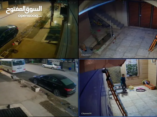 كاميرات دهوا تجميع مع ه4 كاميرات مع هارد 500 ك