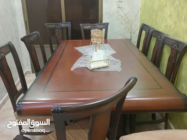 طقم سفره خشب زان ولاتيه حفر 8 مقاعد