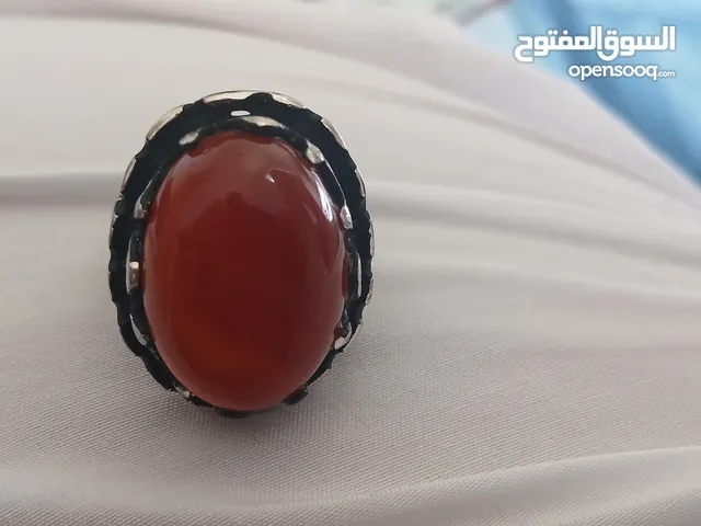خاتم فضه عقيق