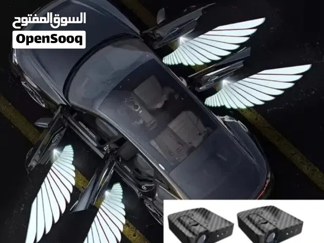 4pcs LED Angel Wings Welcome Lights - High Clarity, Battery-Powered, Angel Wings Design Decorative A