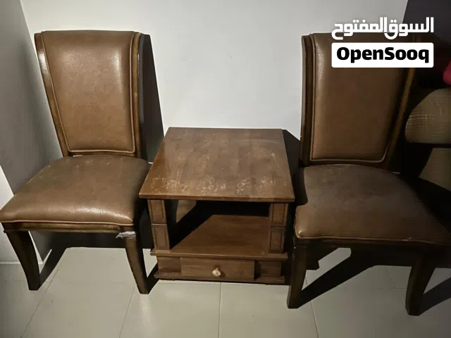 2 chairs and a table