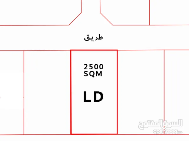 للبيع أرض صناعية في راس زويد شارع مرصوف خدمات موصولة