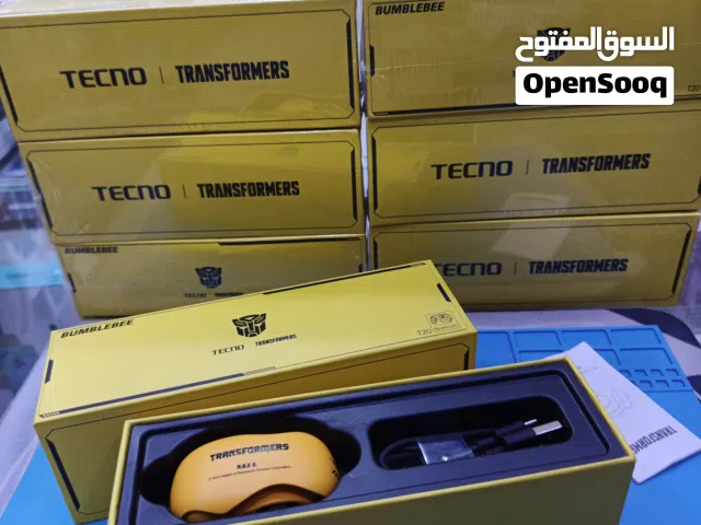 سماعات قيمنق 360درجه Tecno TRANSFORMERS عزل صوت نقي ومحييطي غنيه عن تعريف