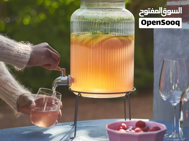 مرتبان زجاج IKEA حجم 5 لتر جديد منطقة الجندويل