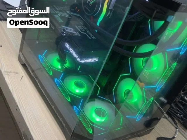 pc gaming بمواصفات عالية مع أغراضهgaming mouse و speakers و wireless gaming headset,keyboard
