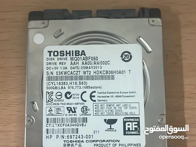 TOSHIBA DISK DRIVE HDD 500 GB
