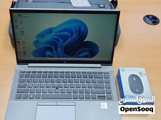 HP Zbook i7 10 genCore i1  / 512 SSd 16GB RAM Touch screen كالجديد