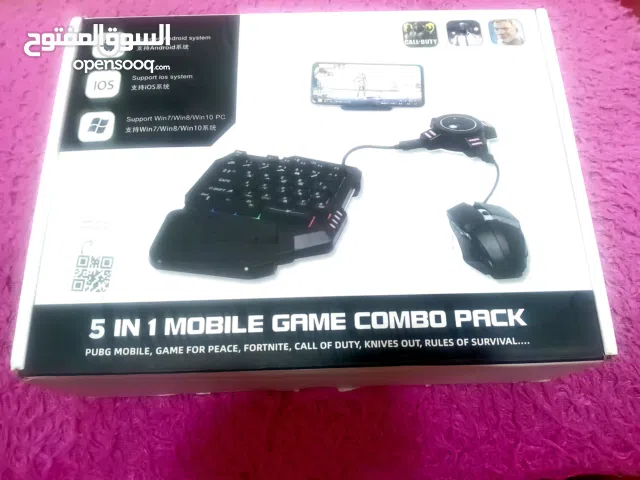 كيبورد+ماوس گيمنك/الربط على الهاتف وشغال جميع الالعاب على الهاتف او على الكمبيوتر