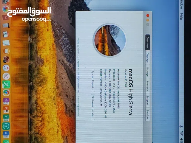 MacBook Pro 13” Mid-2010 – Working – Charger Included - Version 10.13.6