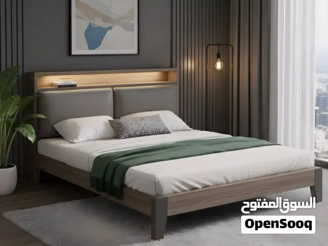 سرير خشب قياس نفر ونص