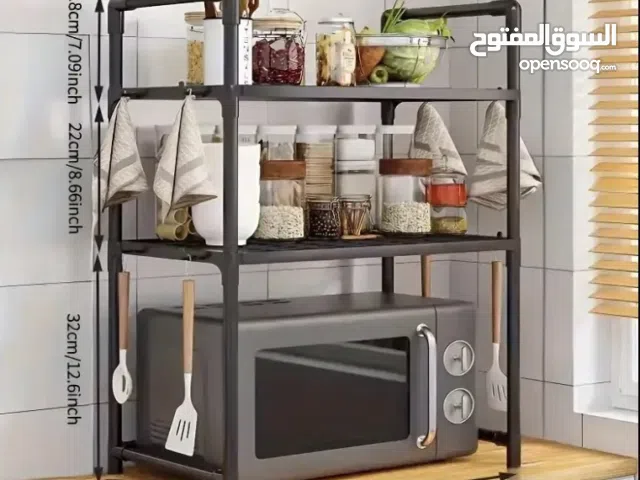 رف ميكرويف مطبخ جديد