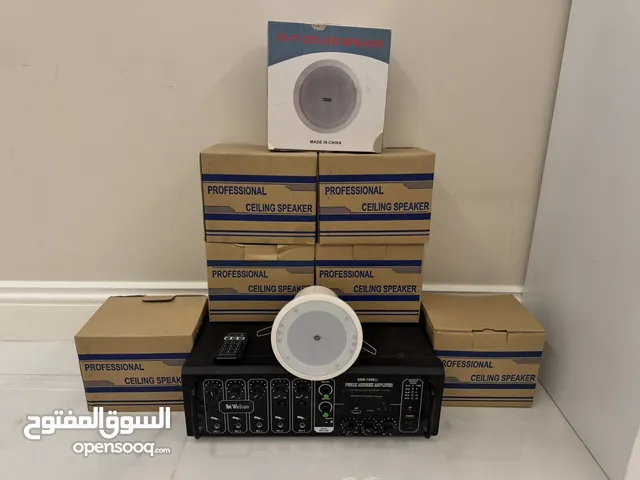 سماعات سقفيه مع جهاز التحكم وريموت