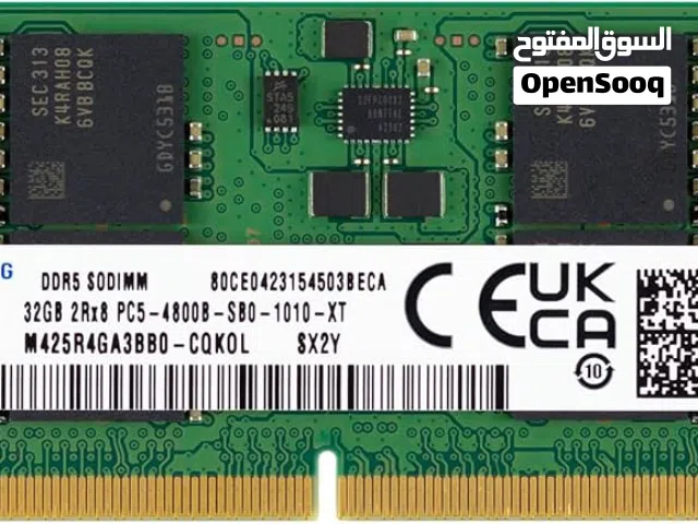 samsung 32gb ram ddr5 4800hz laptop